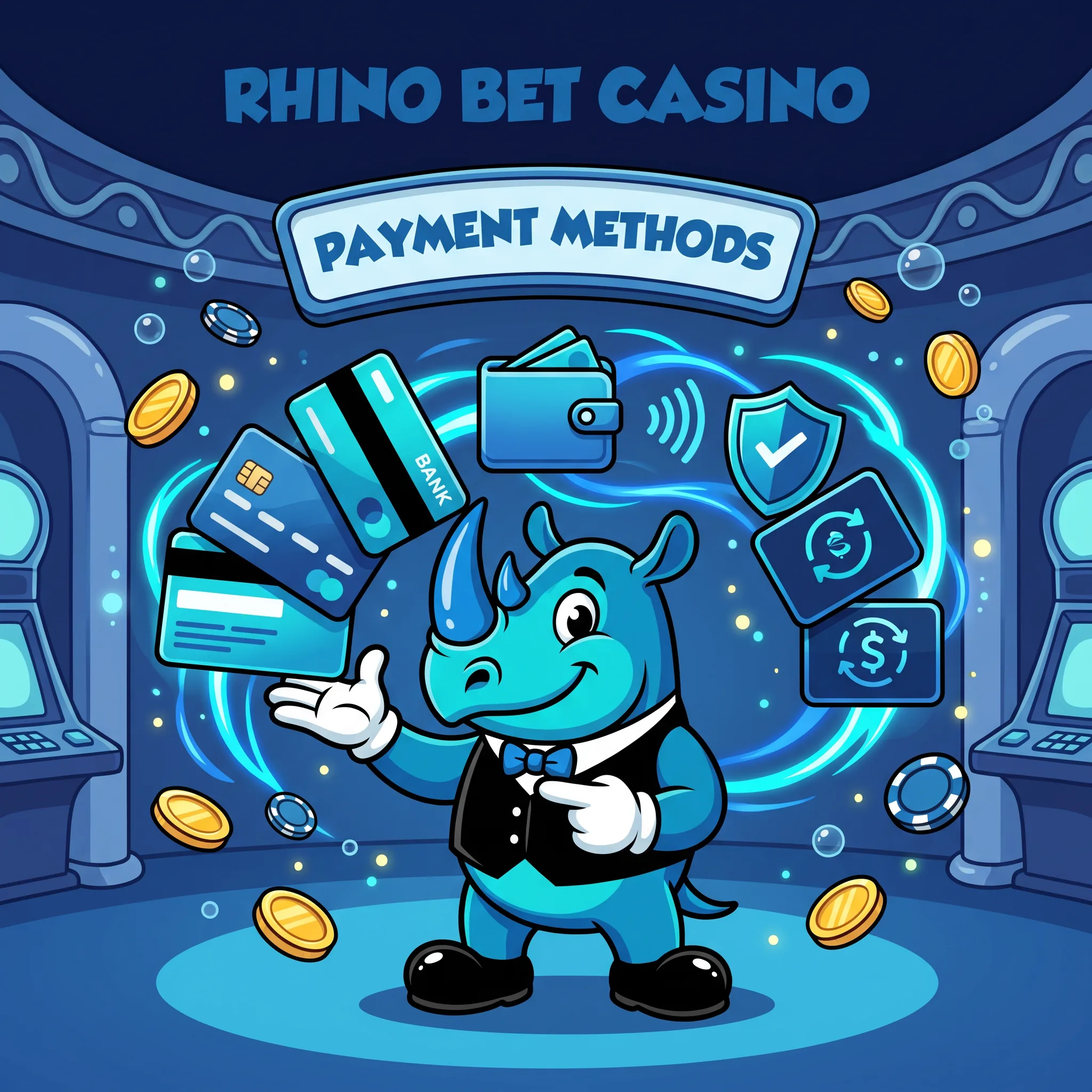 Rhino Bet casino payment methods and GBP cashier